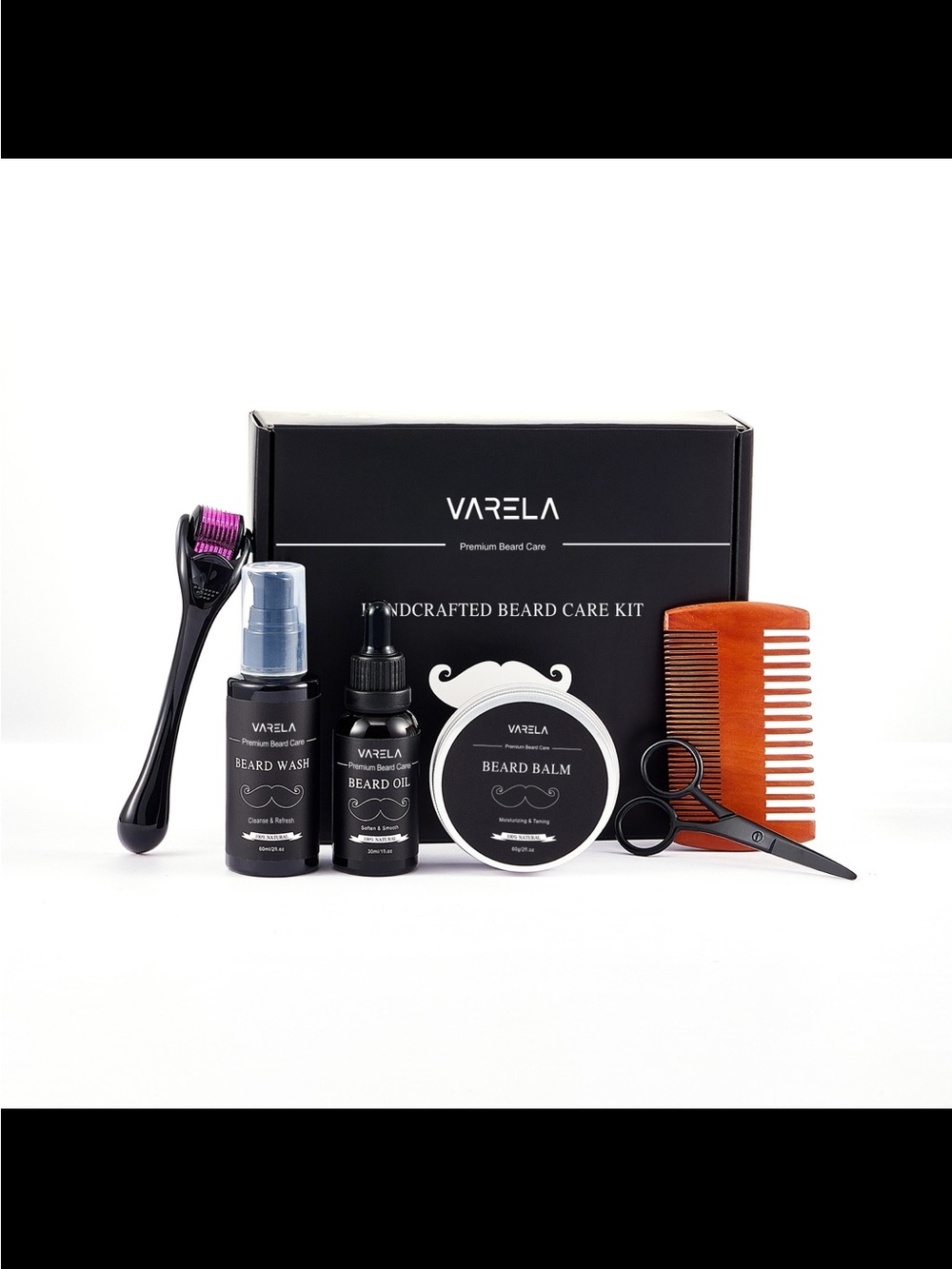 Men's Beard Care Kit - Black & Brown